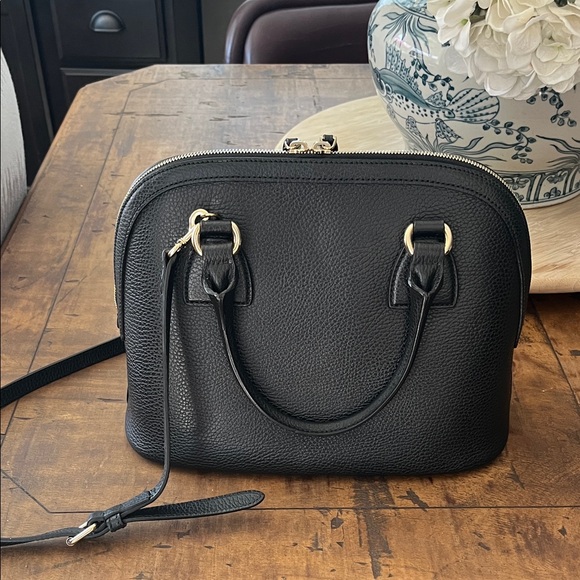 Gucci Black Satchel with Gold Accents - Picture 5 of 14